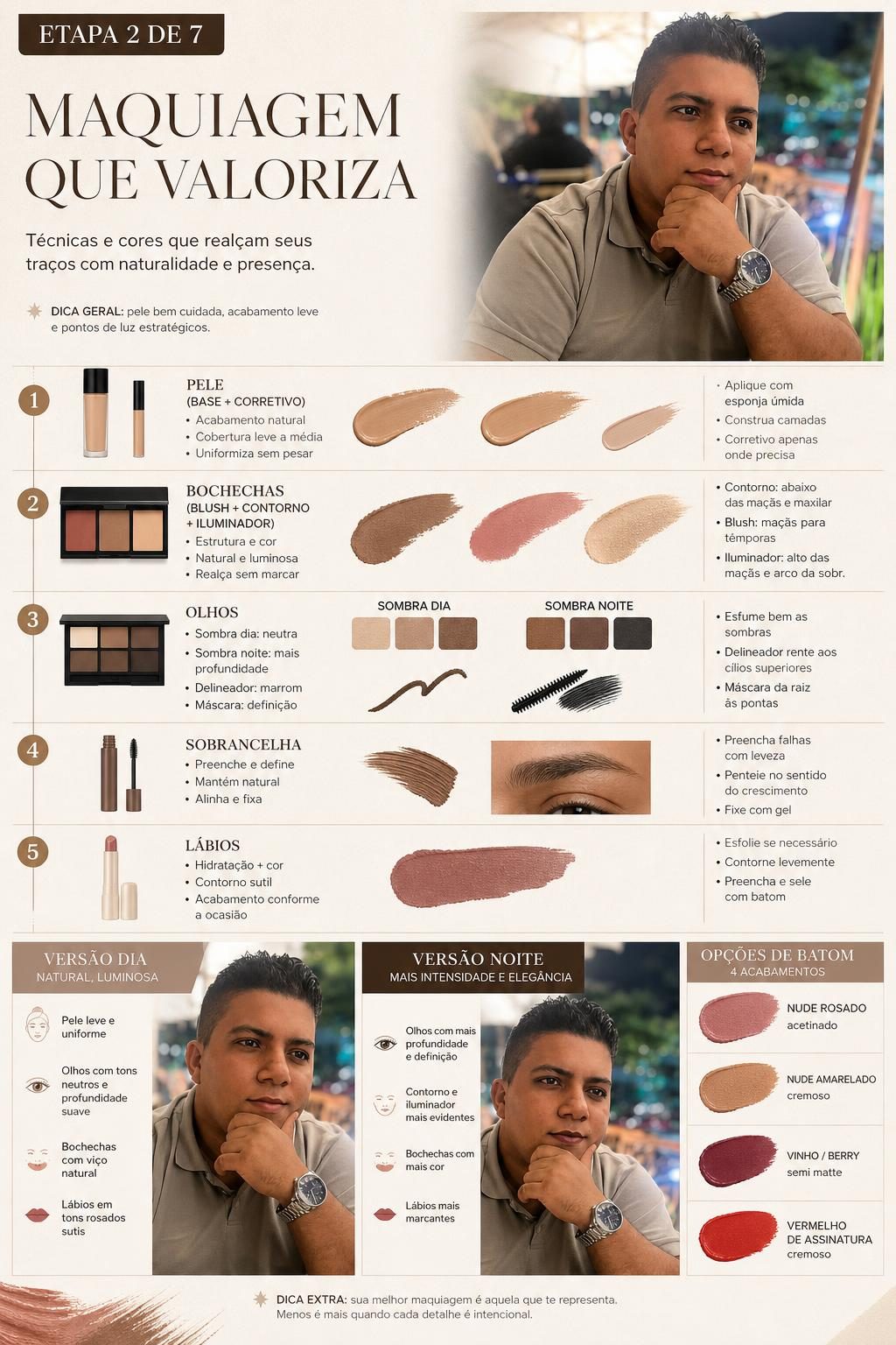Makeup that flatters